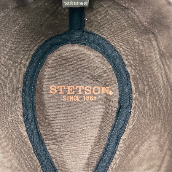 Stetson Linen Blend Fedora Hat Cream L - Picture 8 of 9